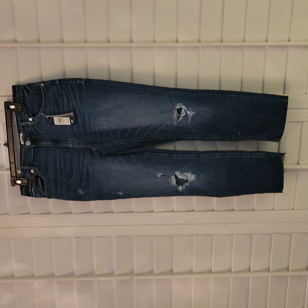 Tommy Jeans 4 boyfriend ankle distressed relaxed midrise easy fit hip/thigh NWT